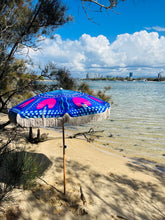 Load image into Gallery viewer, Kubill Tiddas~ Beautiful Sisters Beach Umbrella