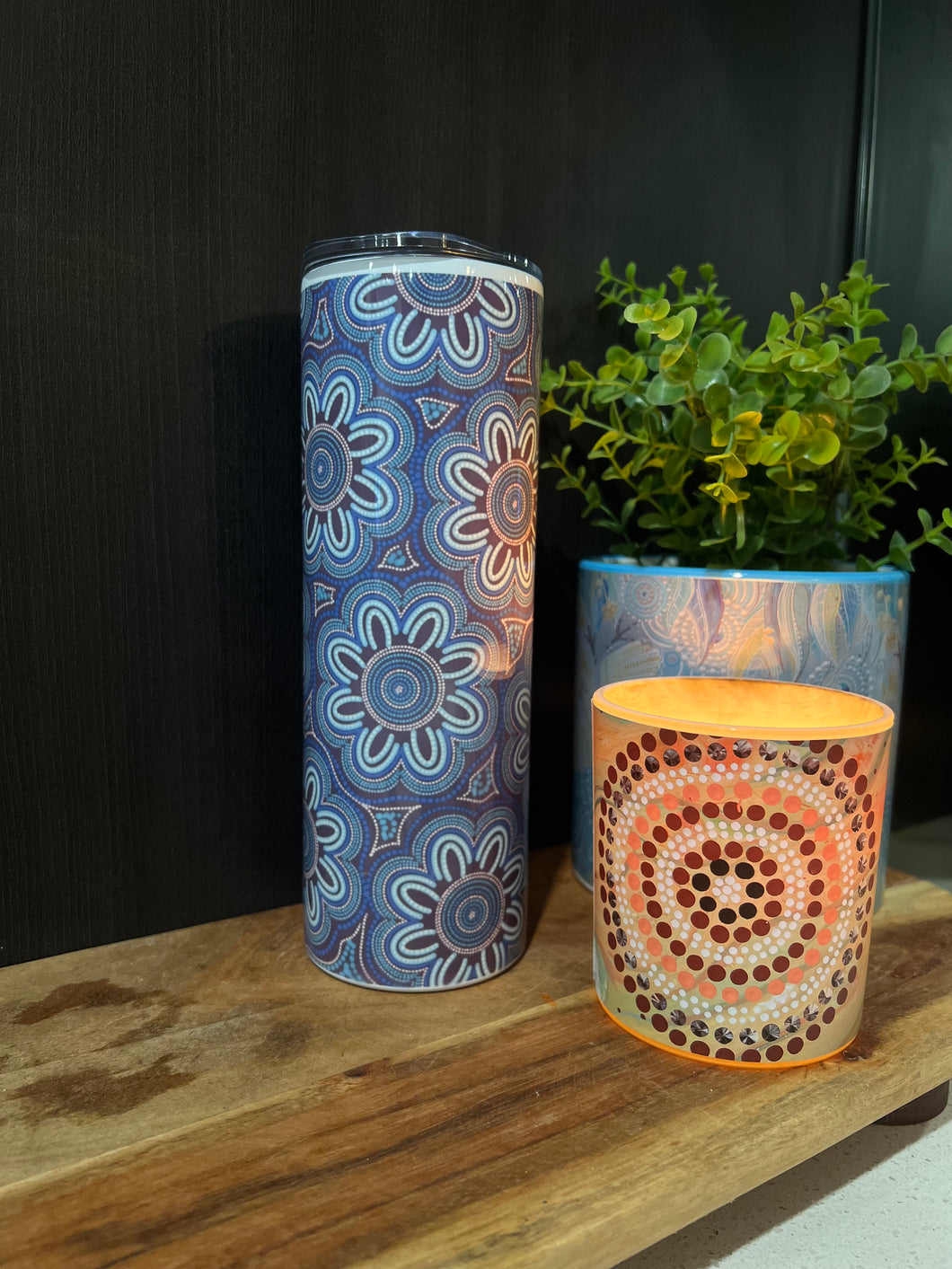 Yarning Tumbler- Blue