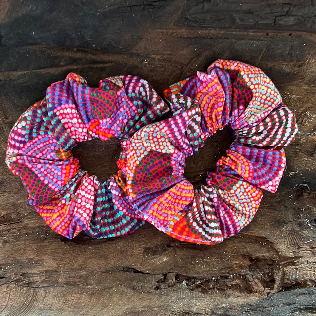 Indigenous Fabric Scrunchies
