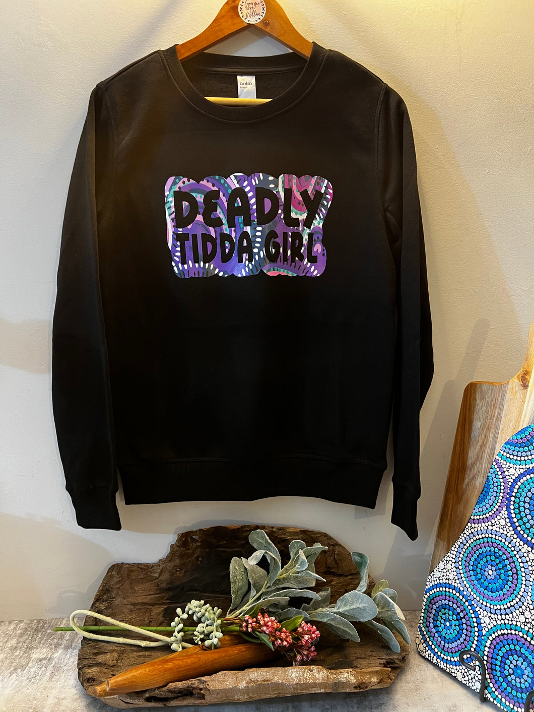 Girls - Deadly Tidda Sweatshirt - Together we gather Print